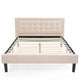 Modern Sleep Mornington Upholstered Platform Bed, Multiple Sizes