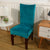 1/2/4/6 pcs Thick Plush Elastic Chair Cover Stretch Dining Seat Cover for Banquet Wedding Restaurant Hotel Anti-dirty Removable