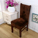 1/2/4/6 pcs Thick Plush Elastic Chair Cover Stretch Dining Seat Cover for Banquet Wedding Restaurant Hotel Anti-dirty Removable