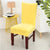 1/2/4/6 pcs Thick Plush Elastic Chair Cover Stretch Dining Seat Cover for Banquet Wedding Restaurant Hotel Anti-dirty Removable