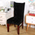 1/2/4/6 pcs Thick Plush Elastic Chair Cover Stretch Dining Seat Cover for Banquet Wedding Restaurant Hotel Anti-dirty Removable