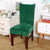 1/2/4/6 pcs Thick Plush Elastic Chair Cover Stretch Dining Seat Cover for Banquet Wedding Restaurant Hotel Anti-dirty Removable