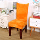 1/2/4/6 pcs Thick Plush Elastic Chair Cover Stretch Dining Seat Cover for Banquet Wedding Restaurant Hotel Anti-dirty Removable