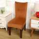 1/2/4/6 pcs Thick Plush Elastic Chair Cover Stretch Dining Seat Cover for Banquet Wedding Restaurant Hotel Anti-dirty Removable