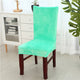 1/2/4/6 pcs Thick Plush Elastic Chair Cover Stretch Dining Seat Cover for Banquet Wedding Restaurant Hotel Anti-dirty Removable