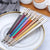 304 Stainless Steel Chinese Square  Chopsticks