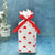 10pcs Golden Christmas Tree Gift Bags Biscuit Plastic Cake Drawstring Bag for Xmas Party Home Decoration bolsas regalo navidad