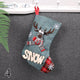 1pc Christmas Stockings New Year Kids Gifts Bag Cute Cartoon Snata Claus Snowman Elk Xmas Sock Hang Decorations For Fireplace