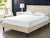 Zinus Julio Deluxe Upholstered Nailhead Trim Platform Bed with Wood Slat Support, Multiple Sizes