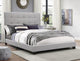 Crown Mark Florence Gray Panel Bed, Multiple Sizes