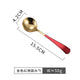 304 Stainless Steel Mesh Red Spoon