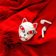 3D Earphone Case For Airpods Case Cute Silicone Dog Duck Cartoon Cover For Apple Air pods 2 Headphone/Earpods Case keychain Ring