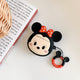 3D Earphone Case For Airpods Pro Case Silicone Pig Dog Cartoon Headphone/Earpods Cover For Apple Air pods Pro 3 Case Keychain