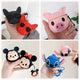 3D Earphone Case For Airpods Pro Case Silicone Pig Dog Cartoon Headphone/Earpods Cover For Apple Air pods Pro 3 Case Keychain