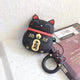 3D Earphone Case For Airpods Pro Case Silicone Stitch Dog Cartoon Headphone/Earpods Cover For Apple Air pods Pro 3 Case Keychain