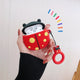 3D Earphone Cases For AirPods Case Silicone Cute Cartoon Dog Puppy Cover For Apple Air pods 2 Funny Case for Earpods Ring Strap