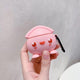 3D Earphone Cases For AirPods Case Silicone Cute Cartoon Dog Puppy Cover For Apple Air pods 2 Funny Case for Earpods Ring Strap