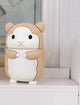 3D Earphone Cases For AirPods Case Silicone Cute Cartoon Dog Puppy Cover For Apple Air pods 2 Funny Case for Earpods Ring Strap