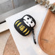 3D Rabbit Earphone Case For Airpods 2 Case Silicone Mouse Cover for Apple Air pods Case Dinosaur For Earpods Headphone Strap