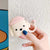 3D Unicorn Earphone Case For Airpods 2 Case Silicon Rice ball Cover for Airpods 1 Headphone Case  Earbuds Case Cover Ring Strap