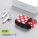 3D Unicorn Earphone Case For Airpods 2 Case Silicon Rice ball Cover for Airpods 1 Headphone Case  Earbuds Case Cover Ring Strap
