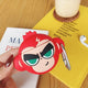 3D Unicorn Earphone Case For Airpods 2 Case Silicon Rice ball Cover for Airpods 1 Headphone Case  Earbuds Case Cover Ring Strap
