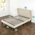 Zinus Athena Upholstered Button Tufted Wingback Platform Bed, Multiple Sizes