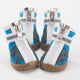 4 Piece set / Suit Pet Dog Shoes Outdoor Waterproof Rain Boots Boots Socks Puppy Wear Non-slip Shoe Cover Zipper