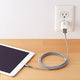 Nylon Braided Lightning to USB A Cable, MFi Certified iPhone Charger, Dark Gray, 6-Foot