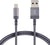 Nylon Braided Lightning to USB A Cable, MFi Certified iPhone Charger, Dark Gray, 6-Foot