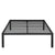 GranRest 18" Metal Slat Platform Bed, Queen
