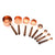 4Pcs/Set Rose Gold Stainless Steel Measuring Cups And Measuring  Spoon Scoop Set Wooden Handle Kitchen Measuring Tool For Baking