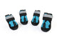 4Pcs/set Reflective Dog Shoes Outdoor Waterproof Pet Rain Shoes Boots Socks Large Dogs Wear resistant Anti-slip Sport Footwear