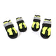 4Pcs/set Reflective Dog Shoes Outdoor Waterproof Pet Rain Shoes Boots Socks Large Dogs Wear resistant Anti-slip Sport Footwear