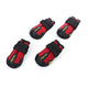 4Pcs/set Reflective Dog Shoes Outdoor Waterproof Pet Rain Shoes Boots Socks Large Dogs Wear resistant Anti-slip Footwear Velcro