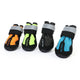 4Pcs/set Reflective Dog Shoes Outdoor Waterproof Pet Rain Shoes Boots Socks Large Dogs Wear resistant Anti-slip Sport Footwear