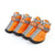 4Pcs/set Reflective Pet Dog Shoes Outdoor Waterproof Rain Shoes Boots Socks Small Dogs Wear resistant Anti-slip Footwear Zipper