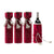 4 Piece Christmas Tree and Ornaments Wine Gift Bag Set4 Piece Christmas Tree and Ornaments Wine Gift Bag Set