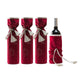 4 Piece Christmas Tree and Ornaments Wine Gift Bag Set4 Piece Christmas Tree and Ornaments Wine Gift Bag Set