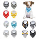 4pcs Cool Style Puppy Dog Neck Collar Bandana Soft Cotton Pet Dog Bib Scarf Collars Tie Small Medium Dog Grooming Accessories