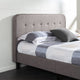 Zinus Melodey Upholstered Curved Platform Bed, Multiple Sizes