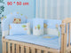 5Pcs/Set Cartoon Animated Crib Bed Bumper For Newborns 100%Cotton Comfortable Children's Bed Protector Baby Washable Bedding Set