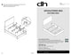 DHI Upholstered Apartment Bed, Grey, Multiple Sizes