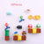 63pcs 3D Super Mario Resin Fridge Magnets Toys for Kids Home Decoration Ornaments Figurines Wall Mario Magnet Bullets Bricks