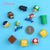 63pcs 3D Super Mario Resin Fridge Magnets Toys for Kids Home Decoration Ornaments Figurines Wall Mario Magnet Bullets Bricks