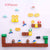 63pcs 3D Super Mario Resin Fridge Magnets Toys for Kids Home Decoration Ornaments Figurines Wall Mario Magnet Bullets Bricks