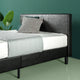 Zinus Jade Faux Leather Upholstered Platform Bed with Wooden Slats, Multiple Sizes