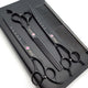 8 inch Professional Pet Grooming Scissors set,Straight & Thinning & Curved scissors set with Comb,Dog grooming,D559