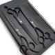 8 inch Professional Pet Grooming Scissors set,Straight & Thinning & Curved scissors set with Comb,Dog grooming,D559