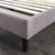 Zinus Melodey Upholstered Curved Platform Bed, Multiple Sizes